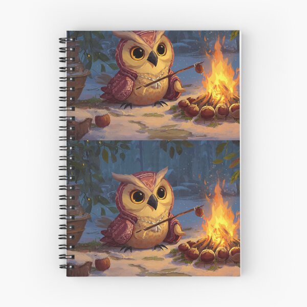 Item preview, Winter Comfort — Little Owl Roasting Chestnuts designed and sold by TreatLLC.