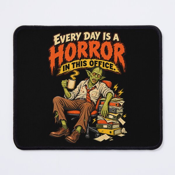 Item preview, Every Day Is a Horror in This Office – Retro Pulp Office Ghoul designed and sold by Anyshca.