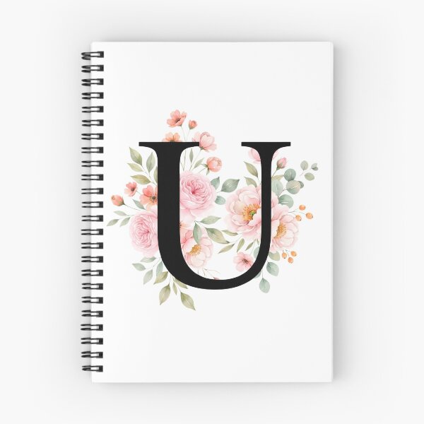 Item preview,  Elegant Letter U Floral Watercolor Monogram designed and sold by ITCHAWAWAA.