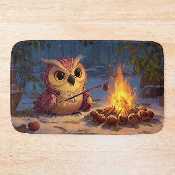 Item preview, Winter Comfort — Little Owl Roasting Chestnuts designed and sold by TreatLLC.