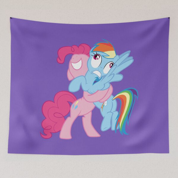 Item preview, Pinkie Pie hugging Rainbow Dash designed and sold by Tardifice.