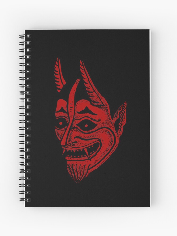 Cuaderno De Espiral Tatuaje Tradicional Japones Satanas De Badoken Redbubble