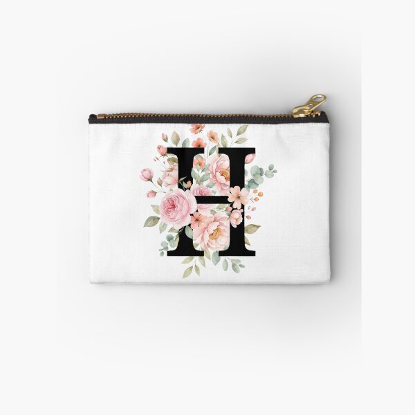 Item preview, Elegant Letter H Floral Watercolor Monogram designed and sold by ITCHAWAWAA.