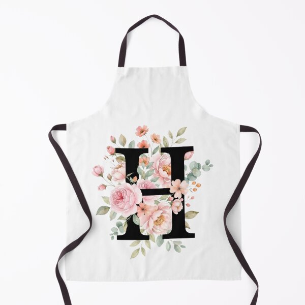 Item preview, Elegant Letter H Floral Watercolor Monogram designed and sold by ITCHAWAWAA.