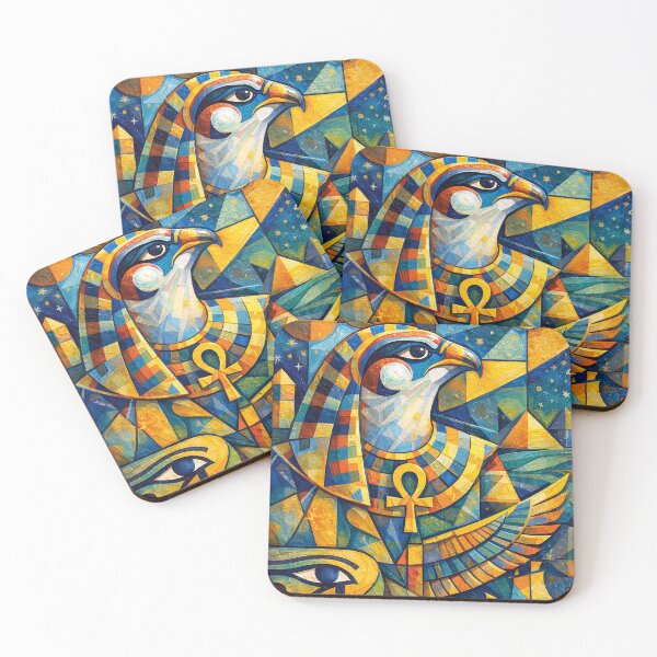 Item preview, Horus Painting – Egyptian God of the Sky and Sun designed and sold by GalleryKauffeld.