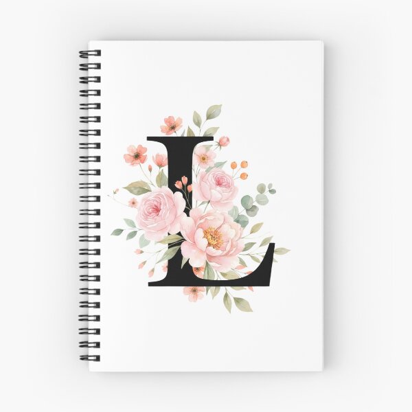 Item preview, Elegant Letter L Floral Watercolor Monogram designed and sold by ITCHAWAWAA.
