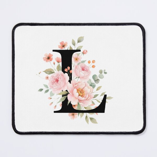 Item preview, Elegant Letter L Floral Watercolor Monogram designed and sold by ITCHAWAWAA.
