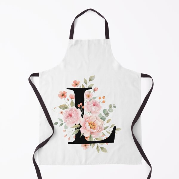 Item preview, Elegant Letter L Floral Watercolor Monogram designed and sold by ITCHAWAWAA.