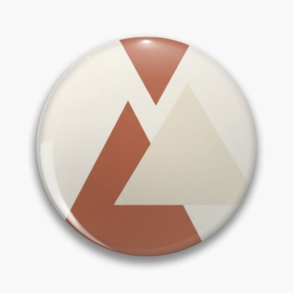 Item preview, Layered Triangle Forms | Minimalist Terracotta Geometric Print designed and sold by Zaramodo.