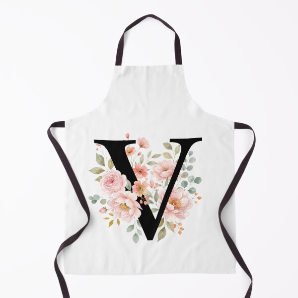 Item preview,  Elegant Letter V Floral Watercolor Monogram designed and sold by ITCHAWAWAA.