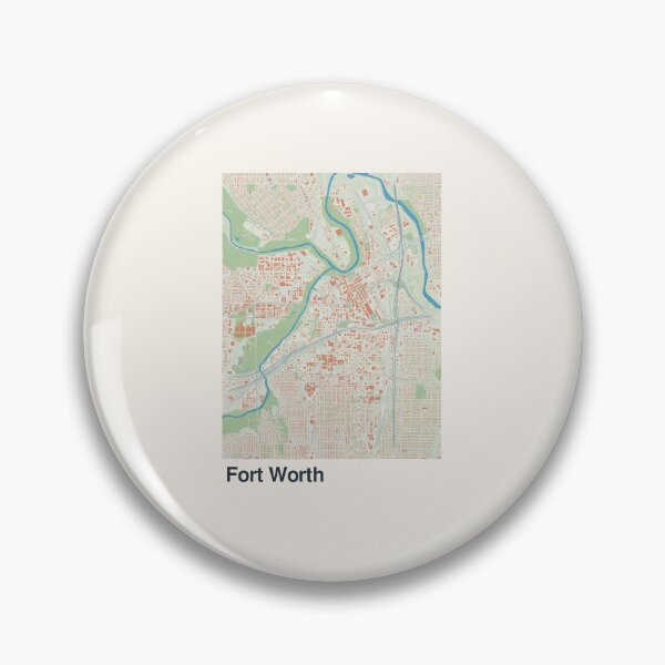Item preview, Fort Worth Minimalistic Map Art designed and sold by MapsNerd.