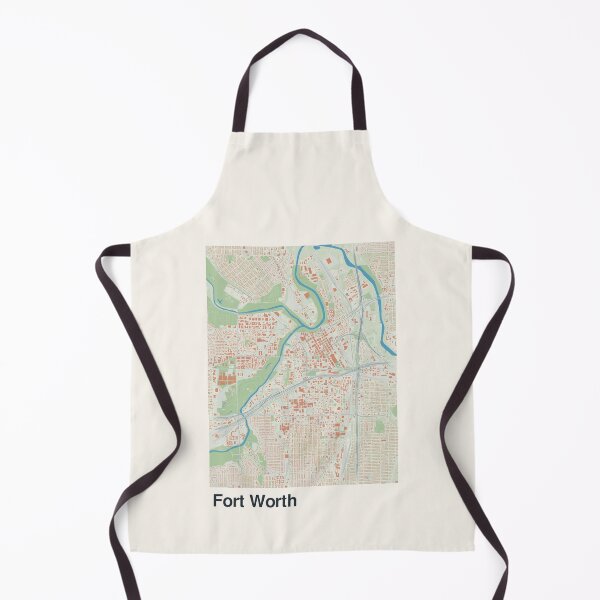 Item preview, Fort Worth Minimalistic Map Art designed and sold by MapsNerd.