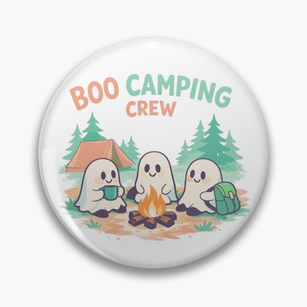 Item preview, Boo Camping Crew Cute Halloween Camping Ghosts designed and sold by GabeMountainArt.