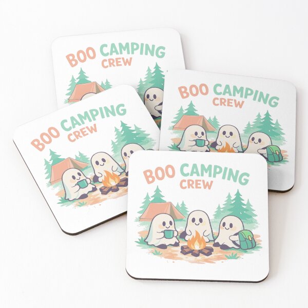 Item preview, Boo Camping Crew Cute Halloween Camping Ghosts designed and sold by GabeMountainArt.