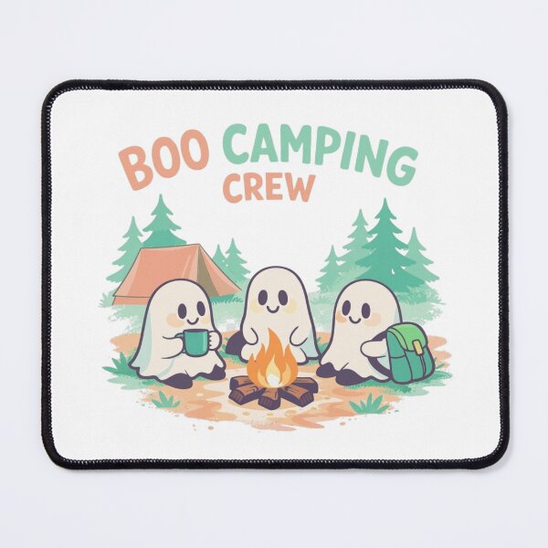 Item preview, Boo Camping Crew Cute Halloween Camping Ghosts designed and sold by GabeMountainArt.