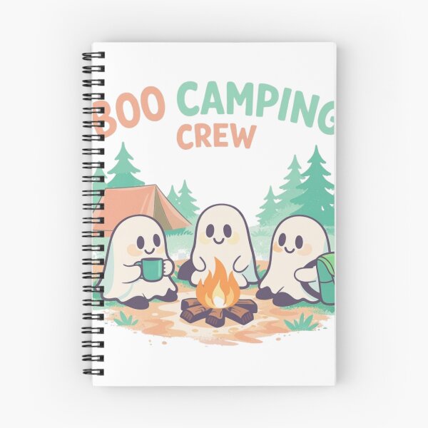 Item preview, Boo Camping Crew Cute Halloween Camping Ghosts designed and sold by GabeMountainArt.