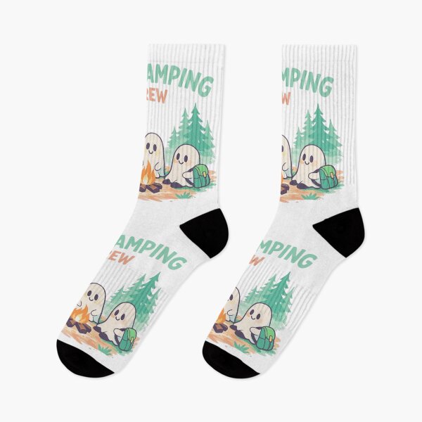 Item preview, Boo Camping Crew Cute Halloween Camping Ghosts designed and sold by GabeMountainArt.