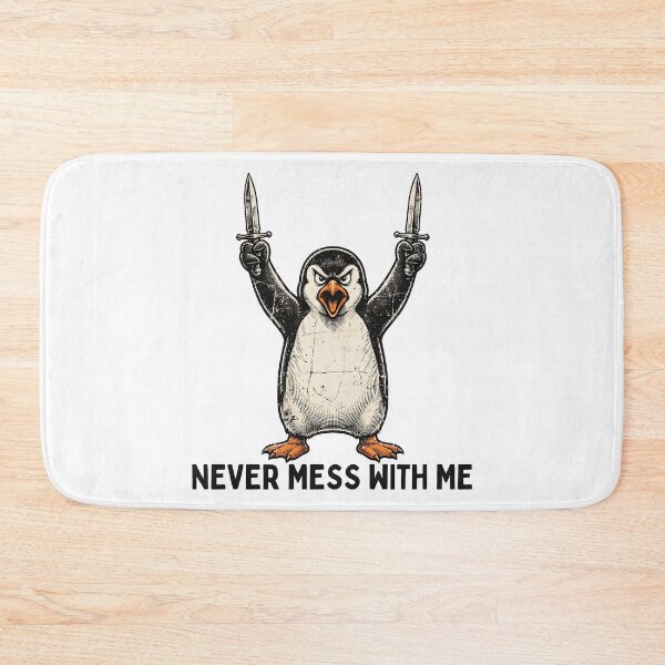Item preview, Angry Penguin Vintage Distressed Warrior Shirt for Sarcastic Animal Lovers designed and sold by Teetreasure2.