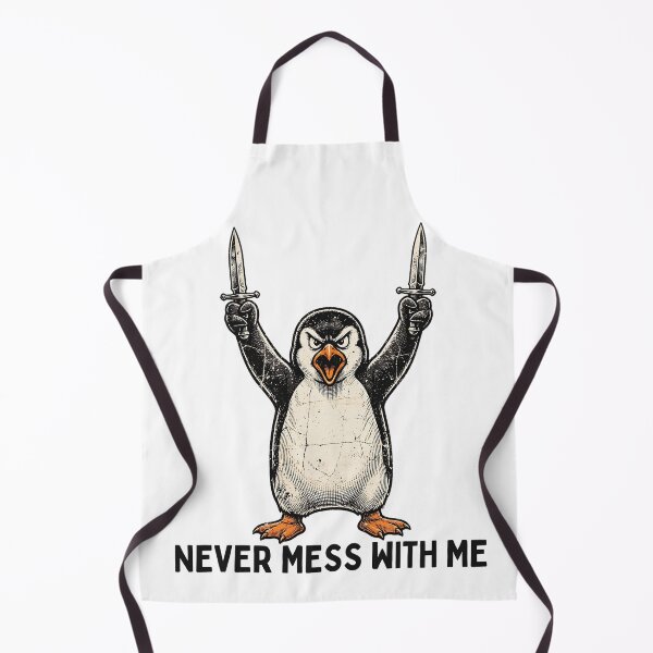Item preview, Angry Penguin Vintage Distressed Warrior Shirt for Sarcastic Animal Lovers designed and sold by Teetreasure2.
