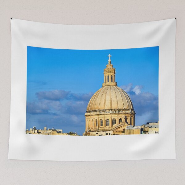 Item preview, Close up of the dome of Basilica of Our Lady of Mount Carmel in Valletta, Malta designed and sold by goceris.