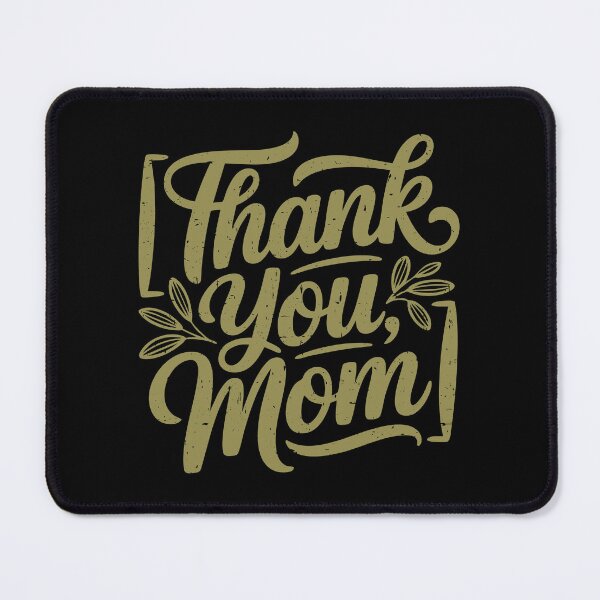 Item preview, Thank You Mom Script Lettering Design designed and sold by AhmedZouita.