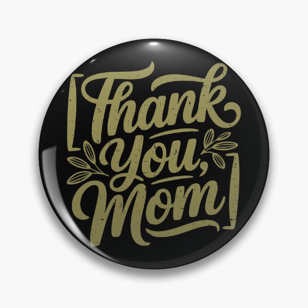 Item preview, Thank You Mom Script Lettering Design designed and sold by AhmedZouita.