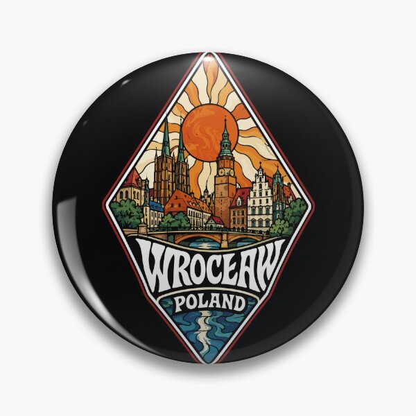 Item preview, Wroclaw City Poland Travel Stained Glass Art designed and sold by TomFrontierArt.
