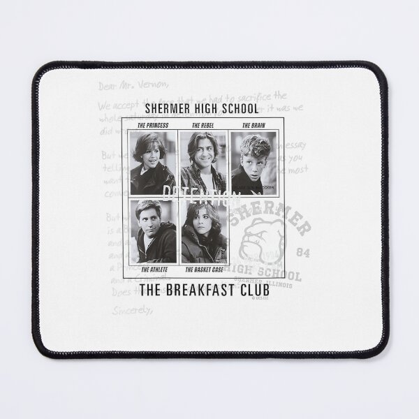Item preview, The Breakfast Club Shermer Detention Design designed and sold by wendywildartt.