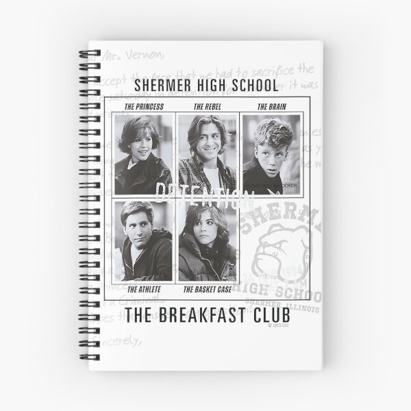 Item preview, The Breakfast Club Shermer Detention Design designed and sold by wendywildartt.