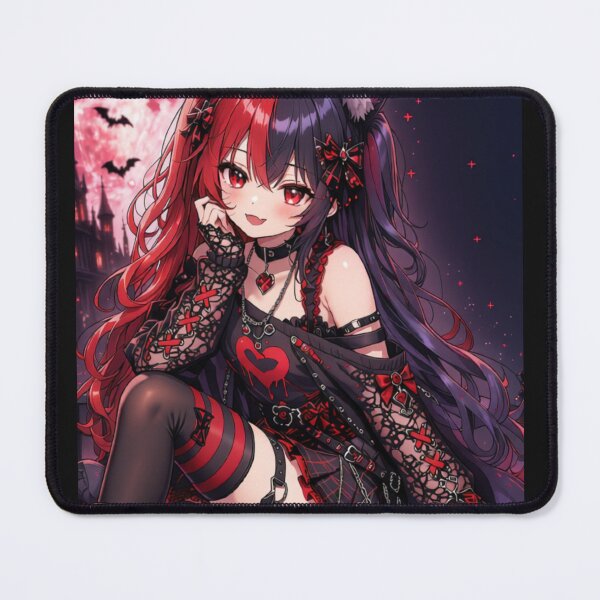 Item preview, Revyra – Cute. Cursed. Unstoppable. Gothic Neko Girl Anime Art designed and sold by Revyra Design .