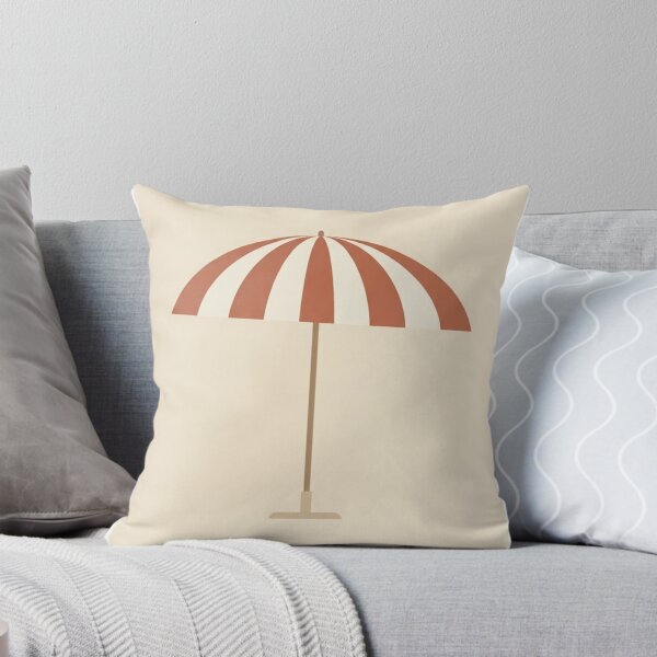 Item preview, Single Beach Umbrella | Minimalist Coastal Illustration designed and sold by Zaramodo.