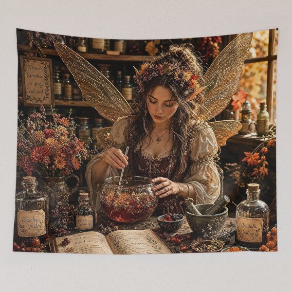 Item preview, Autumn Apothecary Fairy Herbal Magic designed and sold by Storybook Botanica.