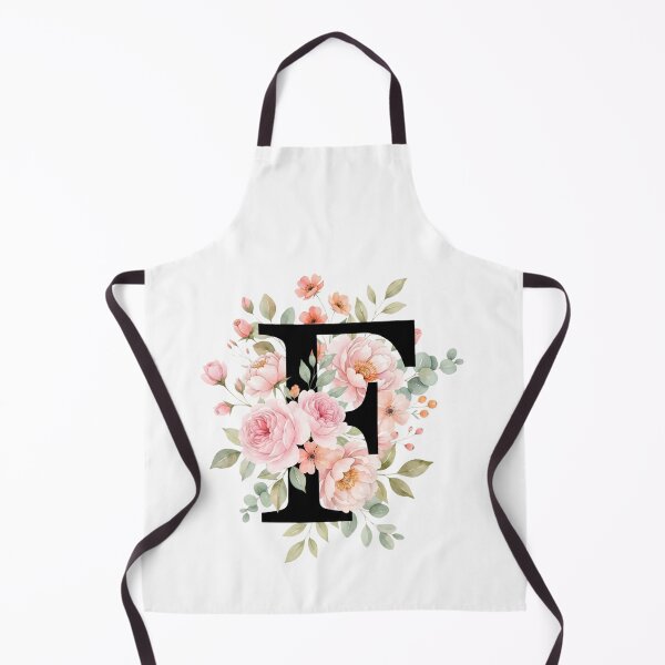 Item preview, Elegant Letter F Floral Watercolor Monogram designed and sold by ITCHAWAWAA.