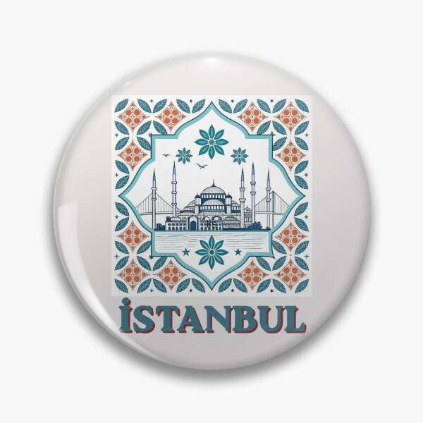 Item preview, Istanbul Turkey Ottoman Floral Pattern | Turkish Architecture & Bosphorus Design designed and sold by asliberry.