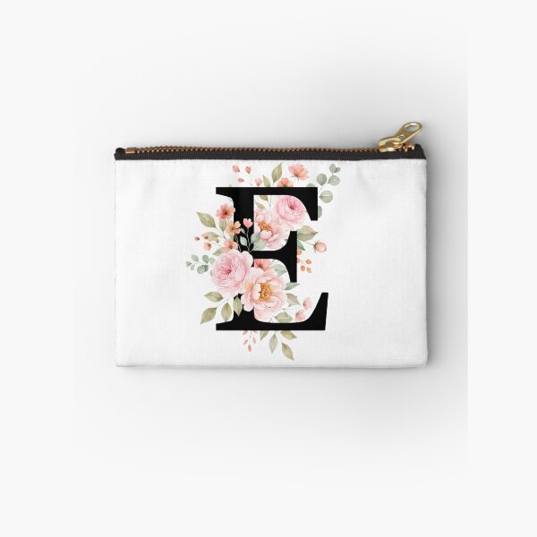 Item preview, Elegant Letter E Floral Watercolor Monogram designed and sold by ITCHAWAWAA.
