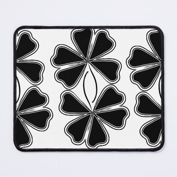 Item preview, Black clover leaf pattern  designed and sold by JoSangya.