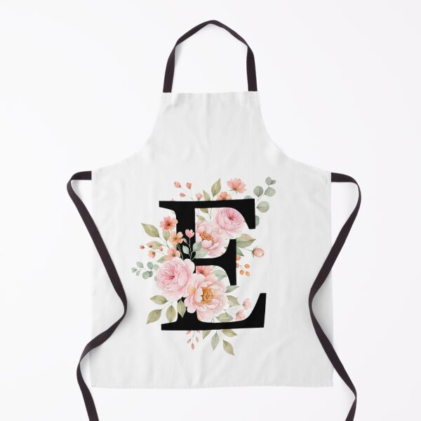 Item preview, Elegant Letter E Floral Watercolor Monogram designed and sold by ITCHAWAWAA.