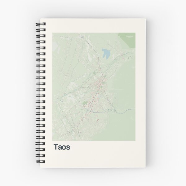 Item preview, Taos Minimalistic Map Art designed and sold by MapsNerd.