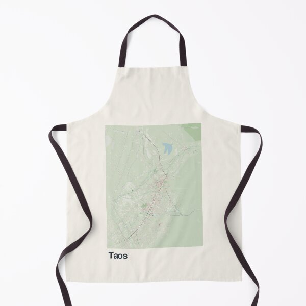 Artikelvorschau, Minimalistische Kartenkunst aus Taos entworfen und verkauft von MapsNerd.