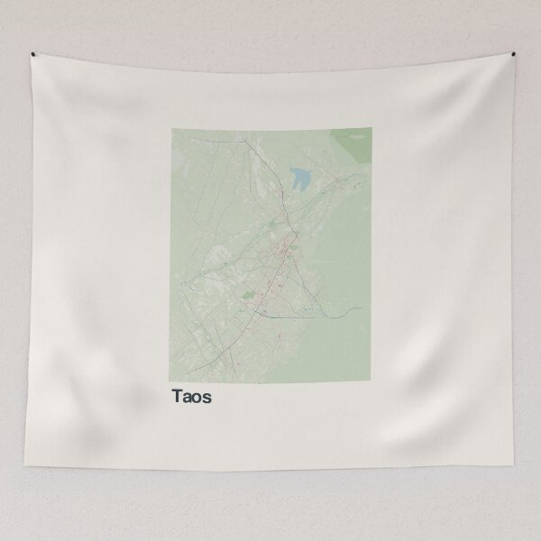 Item preview, Taos Minimalistic Map Art designed and sold by MapsNerd.