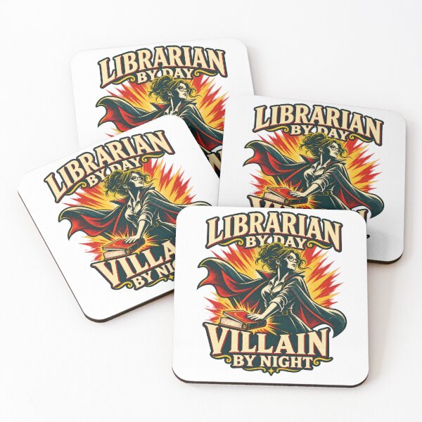 Item preview, Librarian by day, villain by night designed and sold by ImaginariaEstudioShop.