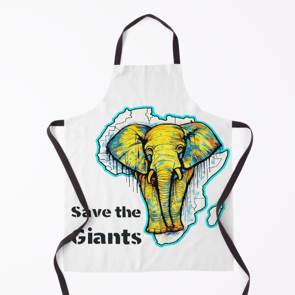 Item preview, Save Giants – Colorful Elephant Street Art designed and sold by SidneiSampaioStudio.