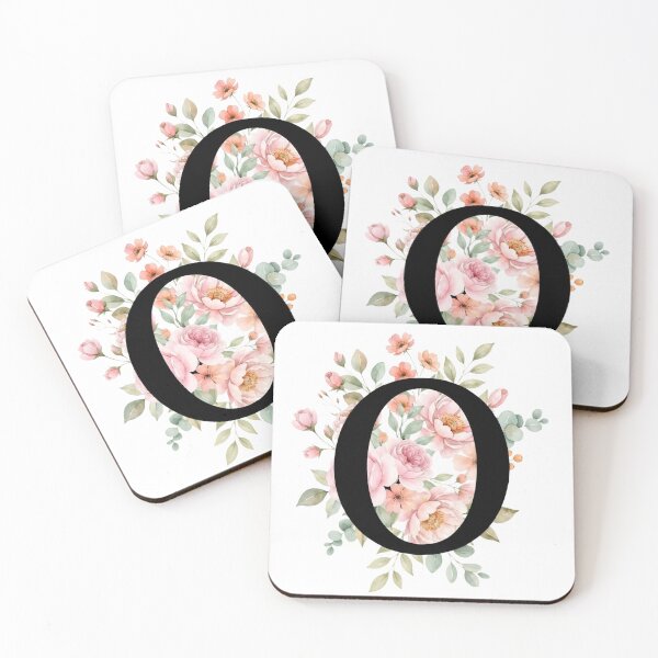 Item preview, Elegant Letter O Floral Watercolor Monogram designed and sold by ITCHAWAWAA.