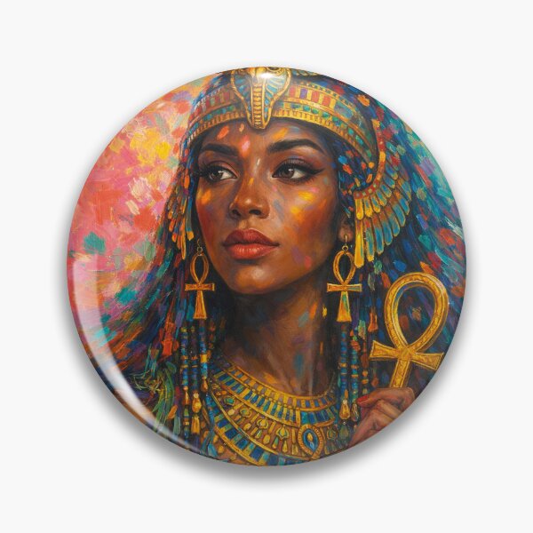 Item preview, Egyptian Goddess Isis Painting –  Queen of Magic and Motherhood designed and sold by GalleryKauffeld.