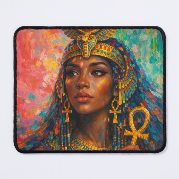 Item preview, Egyptian Goddess Isis Painting –  Queen of Magic and Motherhood designed and sold by GalleryKauffeld.