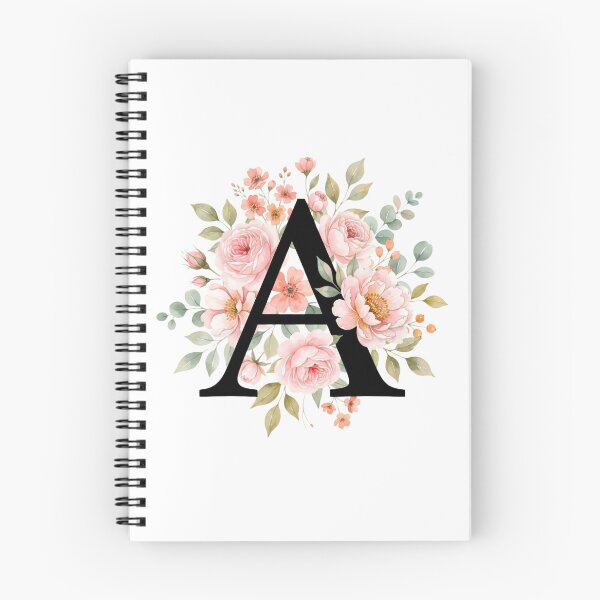Item preview, Elegant Letter A Floral Watercolor Monogram designed and sold by ITCHAWAWAA.