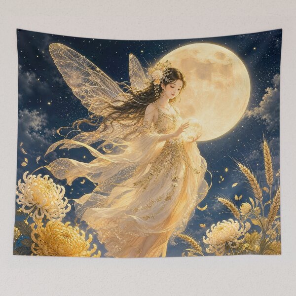 Item preview, Harvest Moon Fairy Enchanted Night designed and sold by Storybook Botanica.