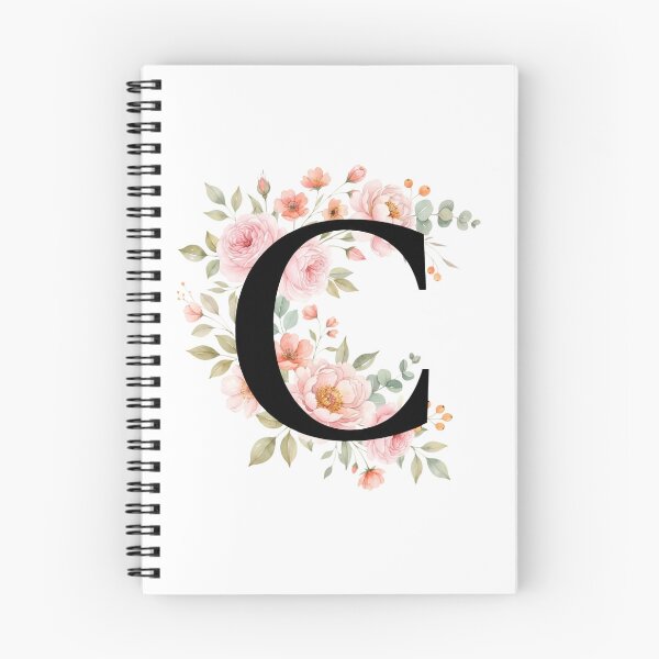 Item preview, Elegant Letter C Floral Watercolor Monogram designed and sold by ITCHAWAWAA.