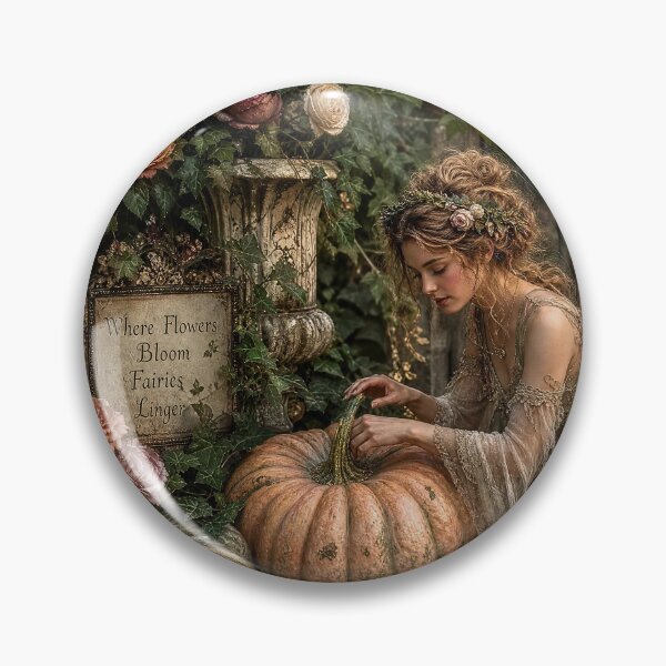 Artikelvorschau, Magischer Herbstkürbis-Feengarten entworfen und verkauft von Storybook Botanica.