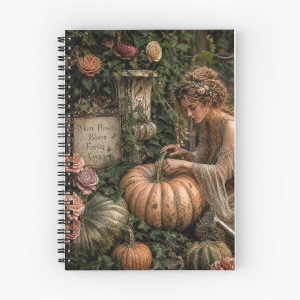 Item preview, Autumn Pumpkin Fairy Garden Magic designed and sold by Storybook Botanica.